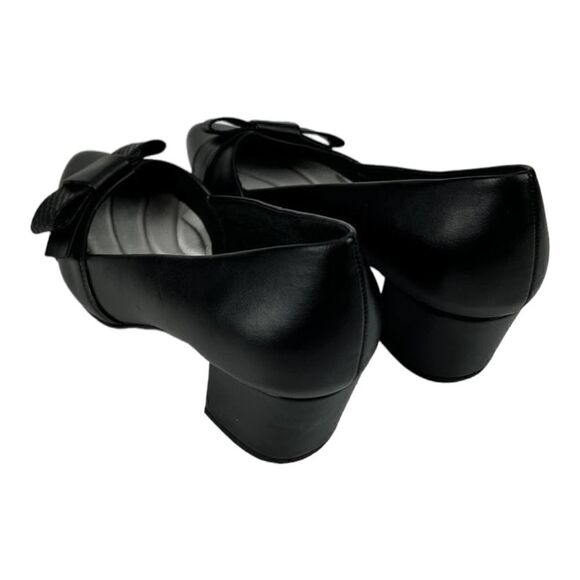 New Easy Street Women Black Shoes Pointed toe Slip-on Heels Pumps US 6.5 - Picture 4 of 10